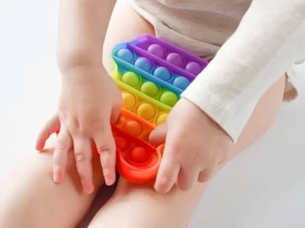 Stress-relieving silicone toy